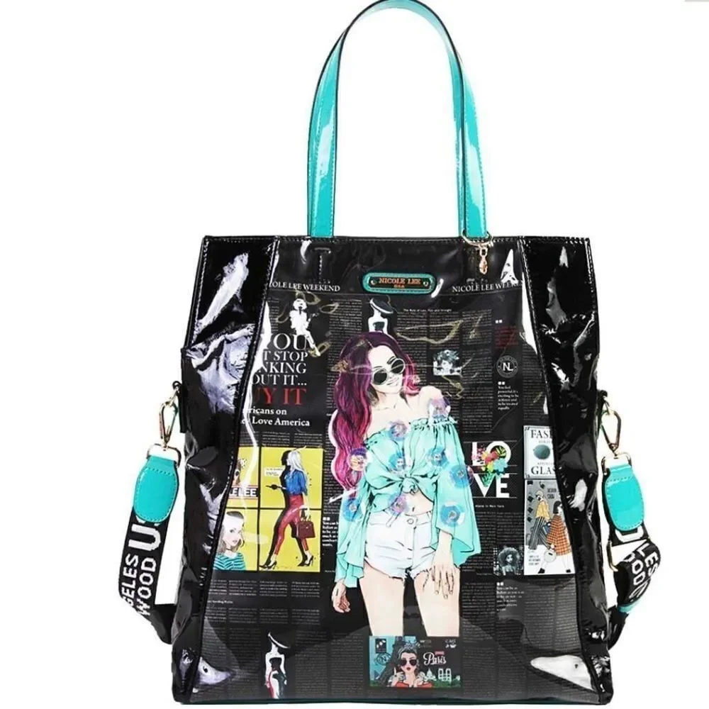 Nicole Lee URBAN CHIC FOLD-OVER HANDBAG